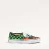 Valentino Garavani und Vans Low-Top-Stoff-Sneaker mit VLogo-Schachbrettmuster und tropischem Blattmuster Valentino Garavani und Vans Low-Top-Stoff-Sneaker mit VLogo-Schachbrettmuster und tropischem Blattmuster