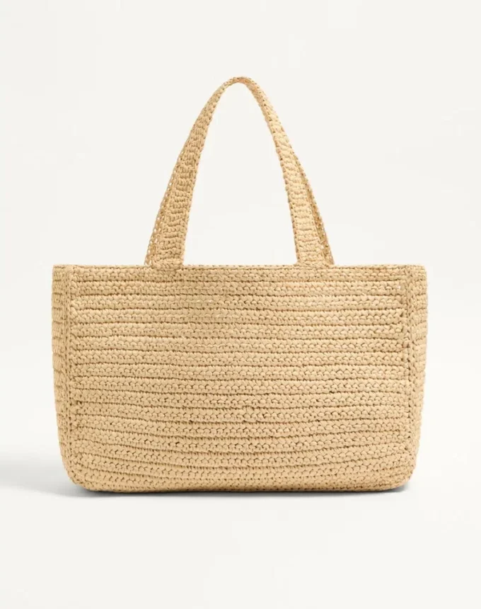 Valentino Garavani Viva Superstar Große Einkaufstasche aus Raffia Valentino Garavani Viva Superstar Große Einkaufstasche aus Raffia