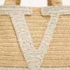 Valentino Garavani Viva Superstar Große Einkaufstasche aus Raffia Valentino Garavani Viva Superstar Große Einkaufstasche aus Raffia