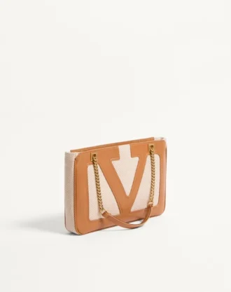 Valentino Garavani Viva Superstar Kleine Canvas-Einkaufstasche