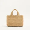 Valentino Garavani Viva Superstar Kleine Einkaufstasche aus Raffia