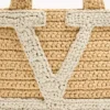 Valentino Garavani Viva Superstar Kleine Einkaufstasche aus Raffia