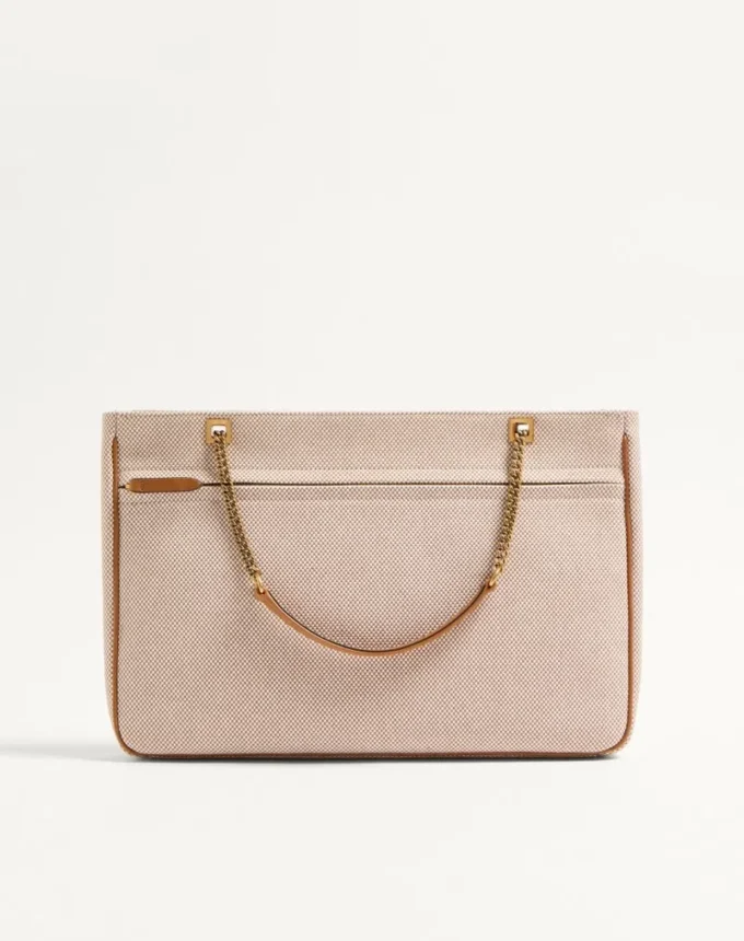 Valentino Garavani Viva Superstar Medium Canvas Shopping Bag Valentino Garavani Viva Superstar Medium Canvas Shopping Bag