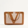 Valentino Garavani Viva Superstar Medium Canvas Shopping Bag Valentino Garavani Viva Superstar Medium Canvas Shopping Bag