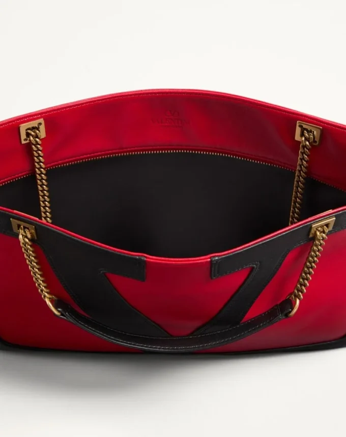 Valentino Garavani Viva Superstar Medium Nappa-Leder-Einkaufstasche Valentino Garavani Viva Superstar Medium Nappa-Leder-Einkaufstasche