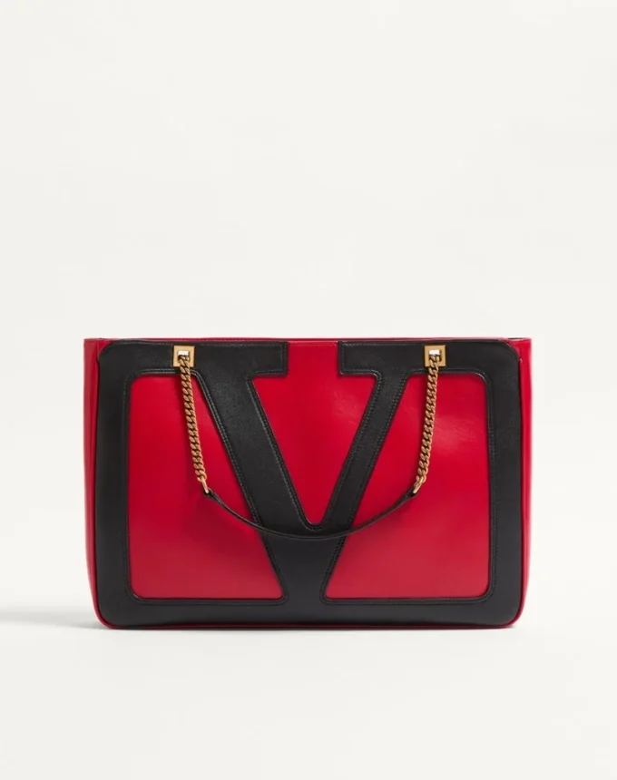 Valentino Garavani Viva Superstar Medium Nappa-Leder-Einkaufstasche Valentino Garavani Viva Superstar Medium Nappa-Leder-Einkaufstasche