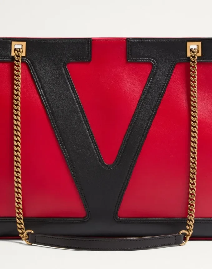 Valentino Garavani Viva Superstar Medium Nappa-Leder-Einkaufstasche Valentino Garavani Viva Superstar Medium Nappa-Leder-Einkaufstasche