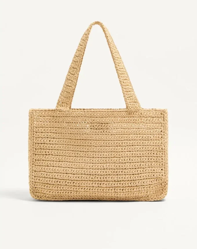 Valentino Garavani Viva Superstar Medium Shopping Bag aus Raffia Valentino Garavani Viva Superstar Medium Shopping Bag aus Raffia