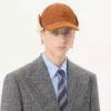 Valentino Garavani Vlogo Signature Baseballkappe aus Wildleder und Schafsleder