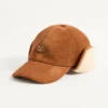 Valentino Garavani Vlogo Signature Baseballkappe aus Wildleder und Schafsleder