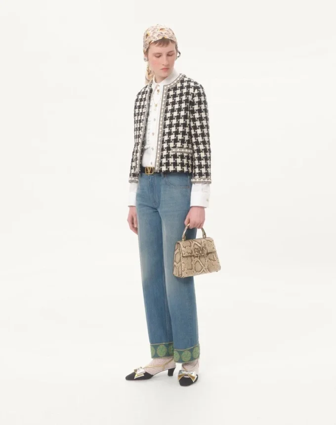 Valentino Garavani Vsling Kleine Python-Handtasche Valentino Garavani Vsling Kleine Python-Handtasche