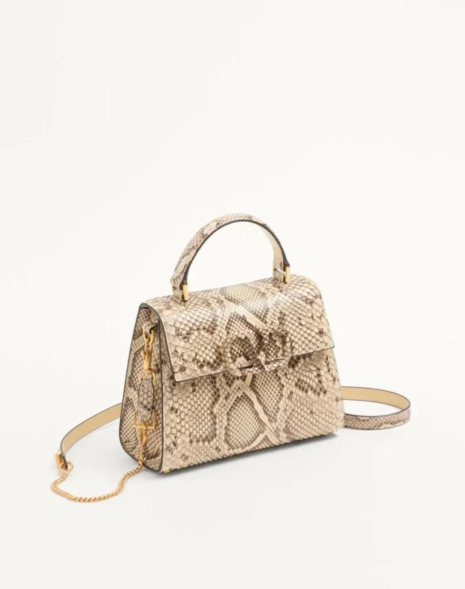 Valentino Garavani Vsling Kleine Python-Handtasche Valentino Garavani Vsling Kleine Python-Handtasche