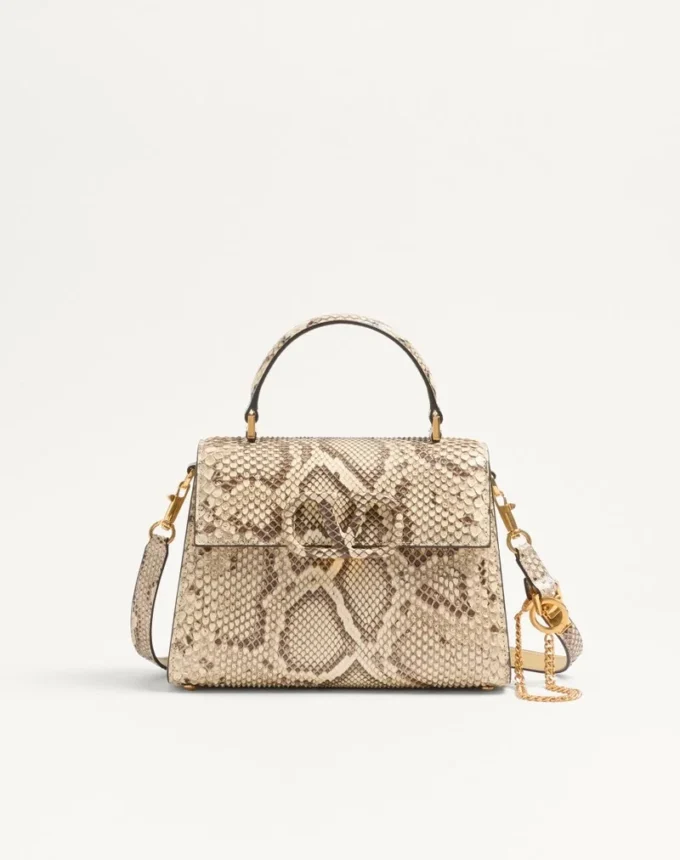 Valentino Garavani Vsling Kleine Python-Handtasche Valentino Garavani Vsling Kleine Python-Handtasche