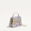 Valentino Garavani Vsling Mini-Handtasche mit Flowerism-Strassmotiv und Juwelenlogo Valentino Garavani Vsling Mini-Handtasche mit Flowerism-Strassmotiv und Juwelenlogo