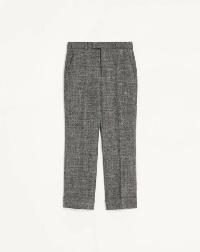 Valentino Mouliné-Wollhose mit Manschetten Valentino Mouliné-Wollhose mit Manschetten