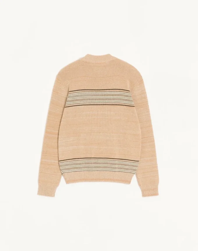 Valentino Pullover aus Wolle und Baumwolle mit Valentino Pferdeaufnäher Valentino Pullover aus Wolle und Baumwolle mit Valentino Pferdeaufnäher