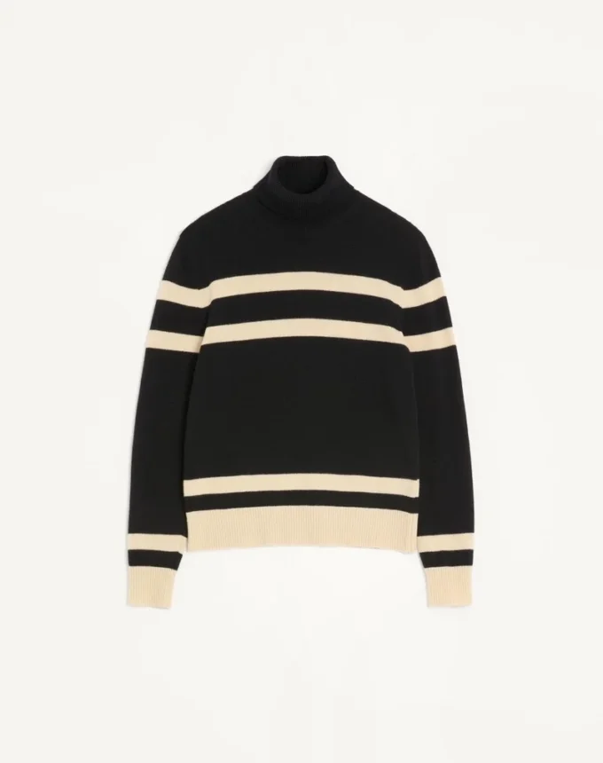 Valentino Rollkragenpullover aus Wolle mit Vlogo-Stickerei Valentino Rollkragenpullover aus Wolle mit Vlogo-Stickerei