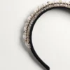 Valentino Stirnband aus Wolle und Seide mit Stickerei Valentino Stirnband aus Wolle und Seide mit Stickerei