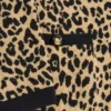 Valentino Wollcardigan mit Fauve Eclat Animal Print Jacquard Valentino Wollcardigan mit Fauve Eclat Animal Print Jacquard