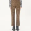 Valentino Wollhose mit Glencheck-Muster und Umschlag Valentino Wollhose mit Glencheck-Muster und Umschlag