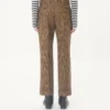 Valentino Wollhose mit Glencheck-Muster und Umschlag Valentino Wollhose mit Glencheck-Muster und Umschlag
