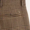 Valentino Wollhose mit Glencheck-Muster und Umschlag Valentino Wollhose mit Glencheck-Muster und Umschlag
