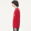 Valentino Wollpullover mit Chez Valentino & Panther-Stickerei Valentino Wollpullover mit Chez Valentino & Panther-Stickerei