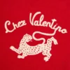 Valentino Wollpullover mit Chez Valentino & Panther-Stickerei Valentino Wollpullover mit Chez Valentino & Panther-Stickerei