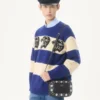 Valentino Wollpullover mit Jacquard-Panthermuster Valentino Wollpullover mit Jacquard-Panthermuster