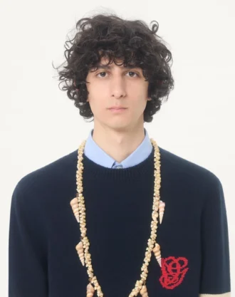 Valentino Wollpullover mit VG-Stickerei