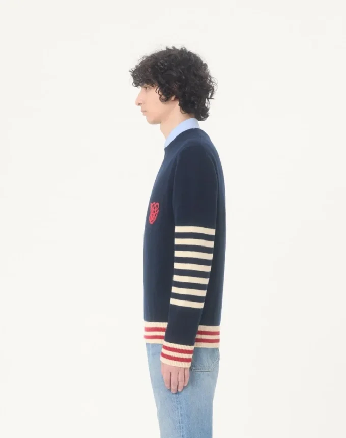 Valentino Wollpullover mit VG-Stickerei Valentino Wollpullover mit VG-Stickerei