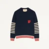 Valentino Wollpullover mit VG-Stickerei Valentino Wollpullover mit VG-Stickerei