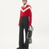 Valentino Wollpullover mit VLogo-Schleife auf der Rückseite Valentino Wollpullover mit VLogo-Schleife auf der Rückseite