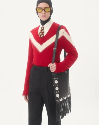 Valentino Wollpullover mit VLogo-Schleife auf der Rückseite Valentino Wollpullover mit VLogo-Schleife auf der Rückseite