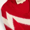 Valentino Wollpullover mit VLogo-Schleife auf der Rückseite Valentino Wollpullover mit VLogo-Schleife auf der Rückseite