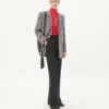 Valentino Zweireihige Jacke aus Natté Boutonné-Wolle Valentino Zweireihige Jacke aus Natté Boutonné-Wolle