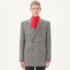 Valentino Zweireihige Jacke aus Natté Boutonné-Wolle Valentino Zweireihige Jacke aus Natté Boutonné-Wolle