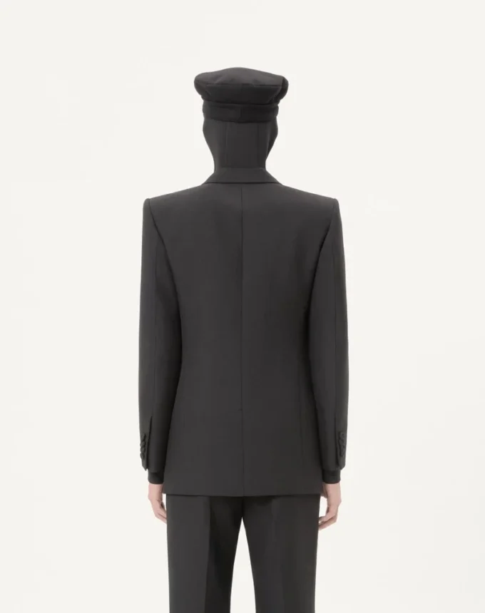 Valentino Zweireihige Jacke aus Wollgabardine Valentino Zweireihige Jacke aus Wollgabardine