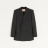 Valentino Zweireihige Jacke aus Wollgabardine Valentino Zweireihige Jacke aus Wollgabardine