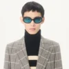 Valentino Zweireihige Wolljacke mit Karomuster Valentino Zweireihige Wolljacke mit Karomuster