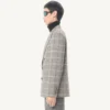 Valentino Zweireihige Wolljacke mit Karomuster Valentino Zweireihige Wolljacke mit Karomuster