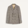 Valentino Zweireihige Wolljacke mit Karomuster Valentino Zweireihige Wolljacke mit Karomuster