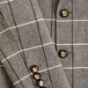 Valentino Zweireihige Wolljacke mit Karomuster Valentino Zweireihige Wolljacke mit Karomuster