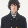 Valentino Zweireihiger Mantel aus Wollfilz Valentino Zweireihiger Mantel aus Wollfilz