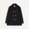 Valentino Zweireihiger Mantel aus Wollfilz Valentino Zweireihiger Mantel aus Wollfilz