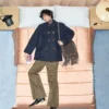 Valentino Zweireihiger Mantel aus Wollfilz Valentino Zweireihiger Mantel aus Wollfilz