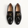Vaniteux Loafer aus Kalbsleder und Spaltleder
