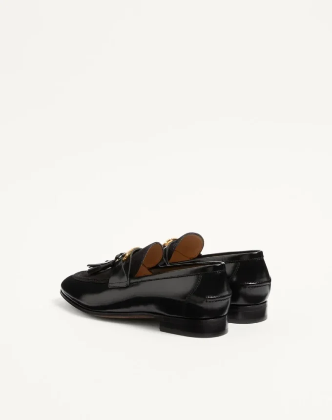 Vaniteux Loafer aus Kalbsleder und Spaltleder