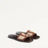 Viva Superstar Slide Sandale aus Canvas und Nappaleder