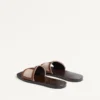 Viva Superstar Slide Sandale aus Canvas und Nappaleder